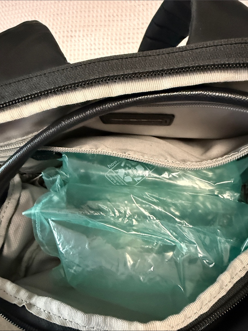 Tumi Black “Leigh” Nylon Convertible Sling Backpack - Picture 6 of 8